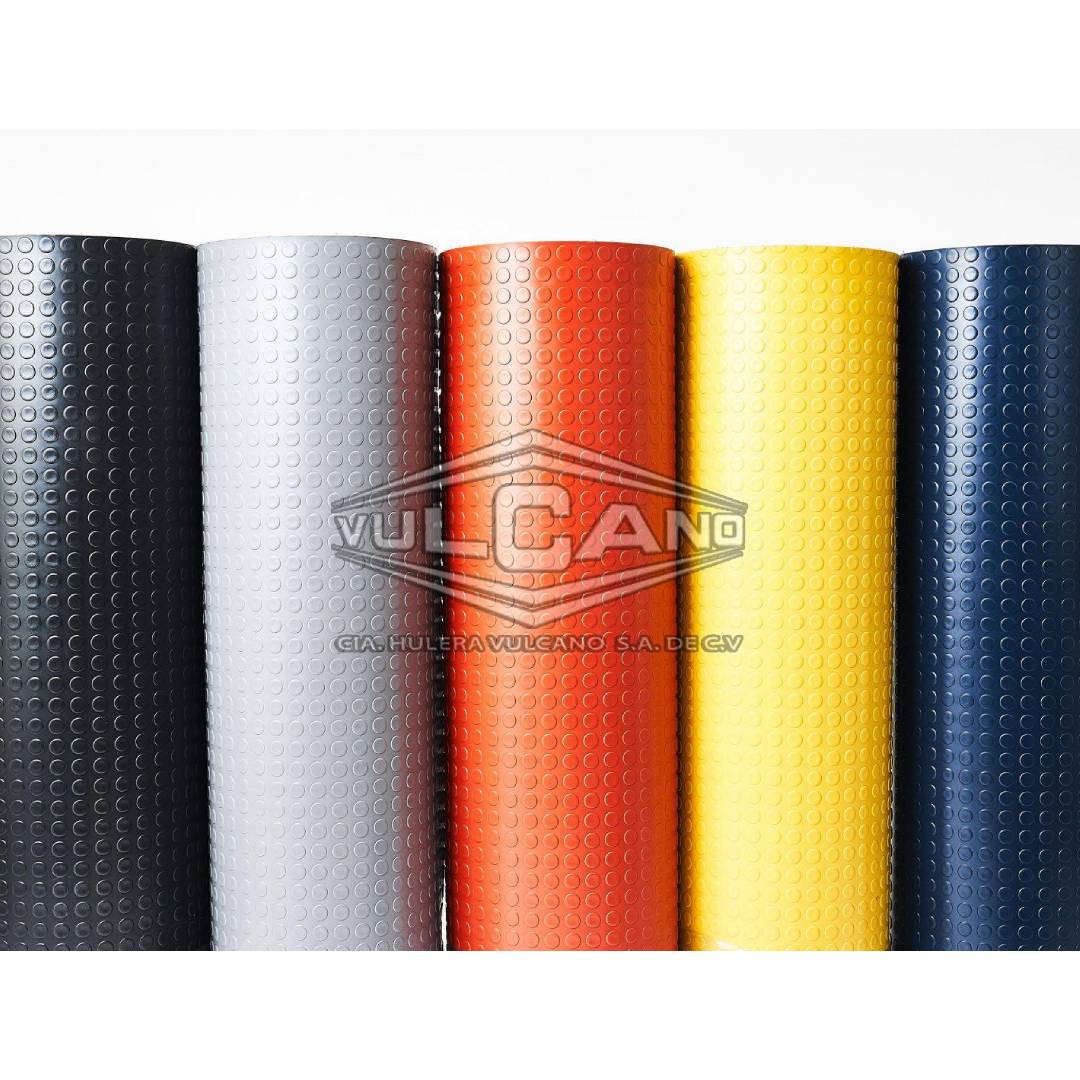 Piso Círculos PVC Hulera Vulcano